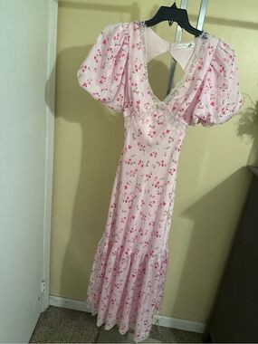 Altar’d State Bellaria Floral Maxi Dress Size Small